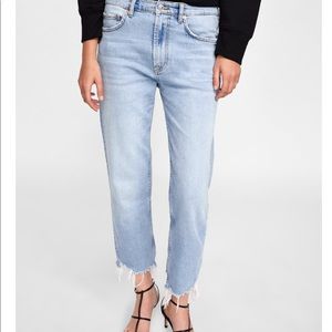 ZARA straight Sonora blue jeans
